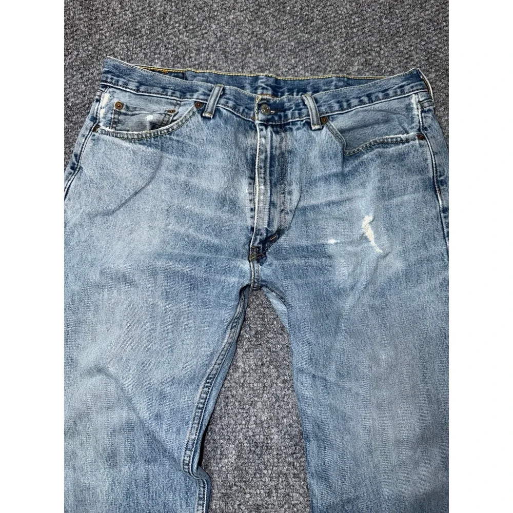 Levi's 505 Regular Fit Straight Leg Jeans Light‎ Wash W38 L29